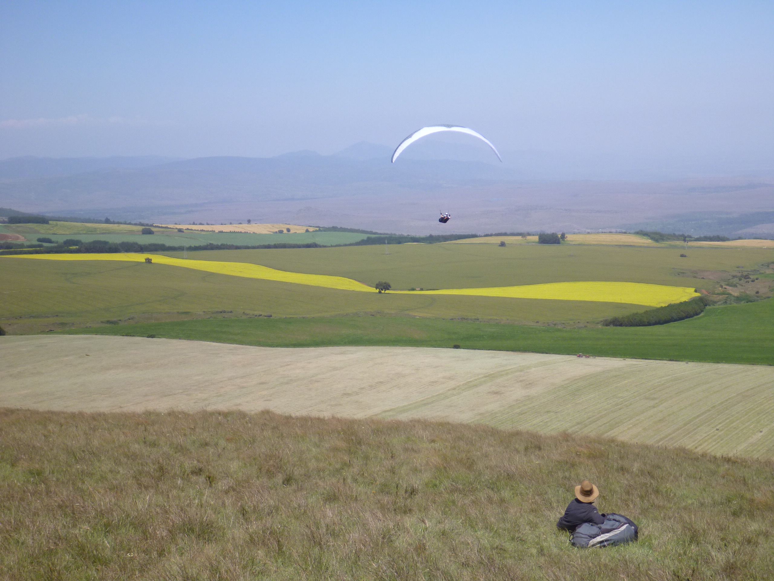 Paragliding over the Rift Valley at Mawingu Camp
